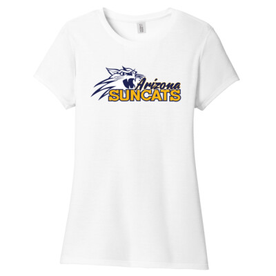 District Adult Ladies Perfect Tri Tee - Suncats Logo Thumbnail