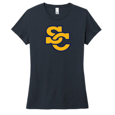 District Adult Ladies Perfect Tri Tee - SC Logo Yellow Thumbnail