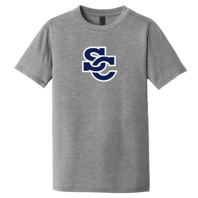 District Youth Unisex Perfect Tri Tee - SC Logo Navy Thumbnail