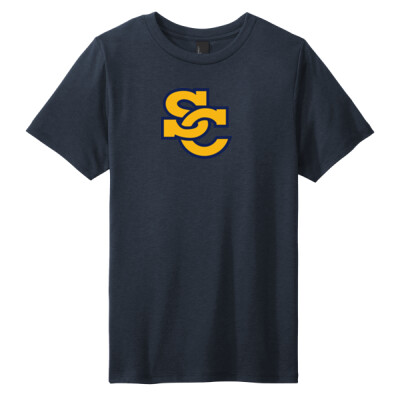 District Youth Unisex Perfect Tri Tee - SC Logo Yellow Thumbnail