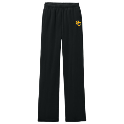 Adult Bella Canvas open bottom sweatpants - SC yellow Thumbnail